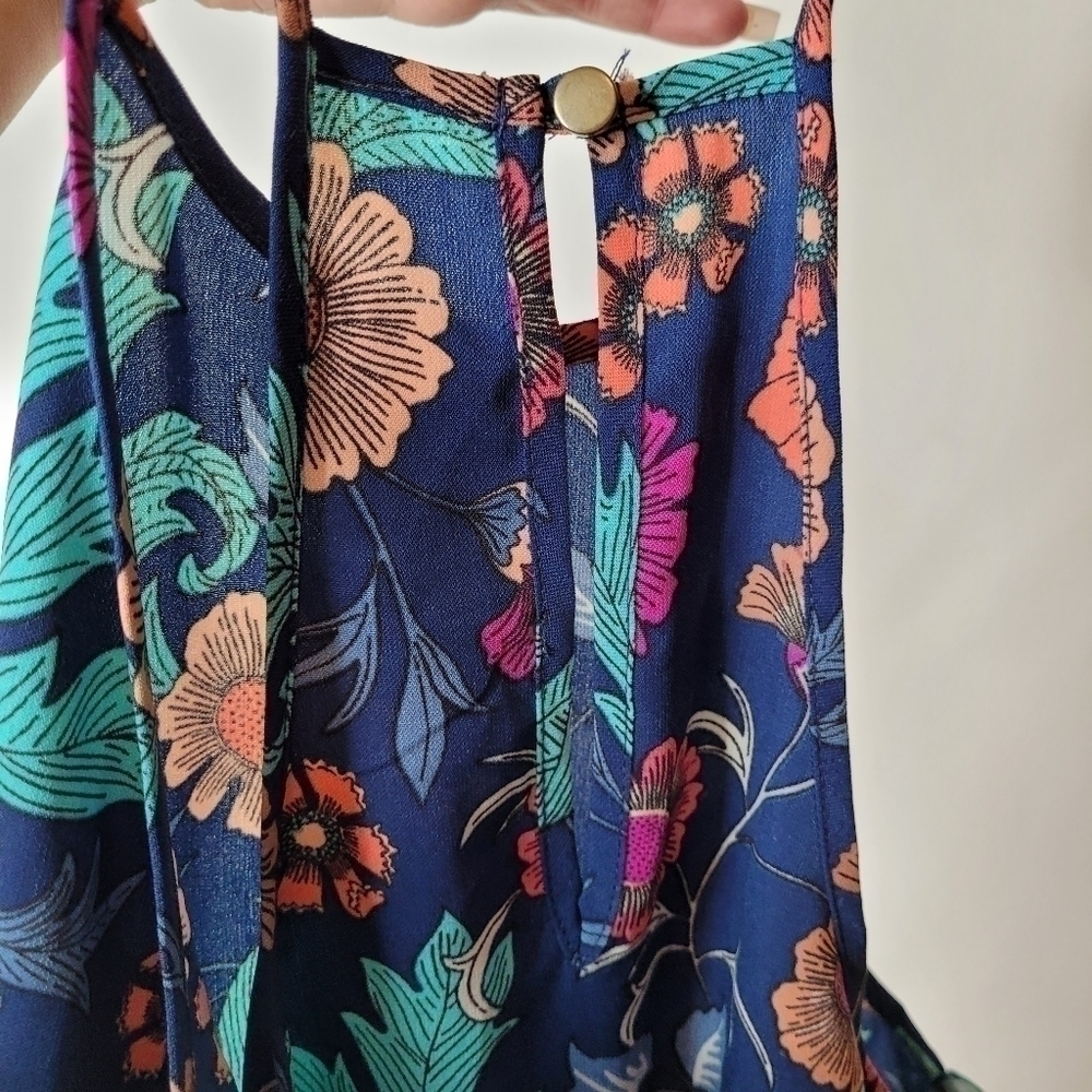Everly Floral Racerback Dress - Picture 12 of 14